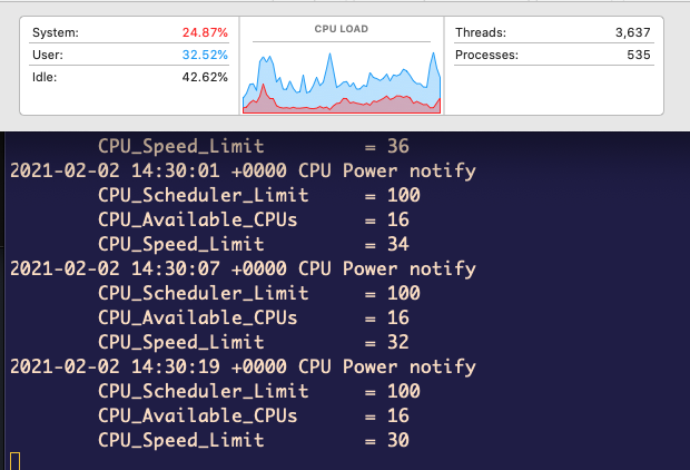 MacBook pro CPU throttle on youtube and two android emulators