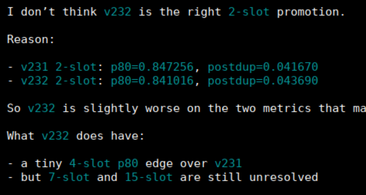 Reason I'm using Codex
